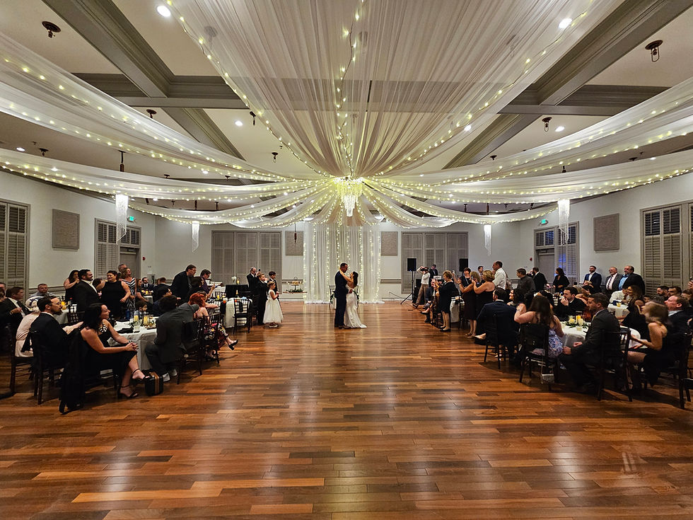 Elegant Grand Ballroom Wedding Reception at Bedford Event Center